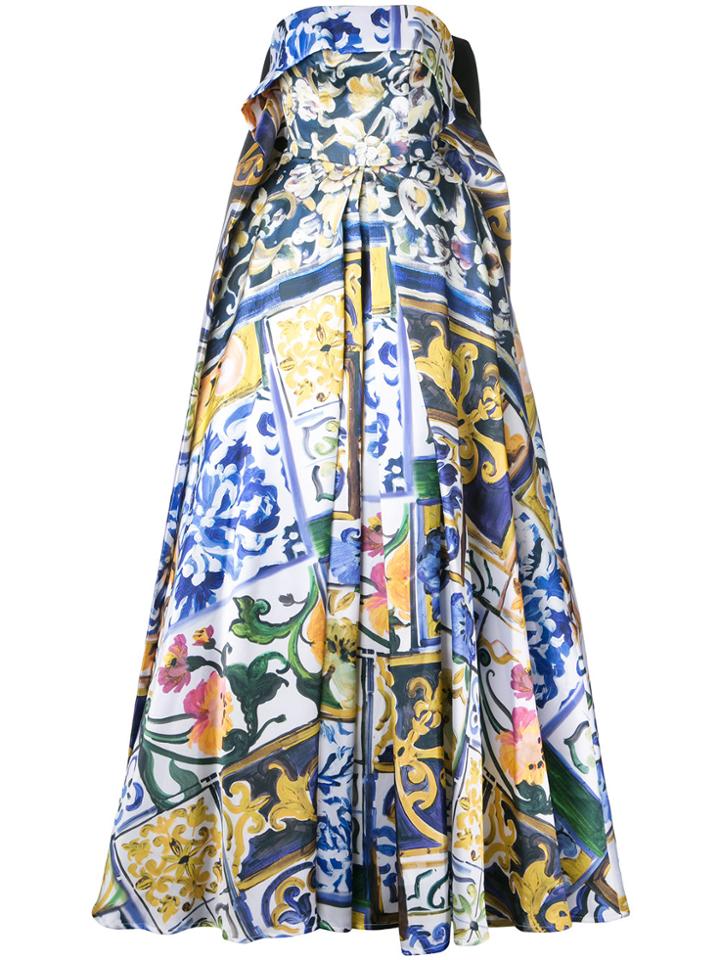 Isabel Sanchis Printed Laterina Gown - Multicolour