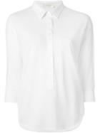 Zanone Three-quarter Sleeve Buttoned Top