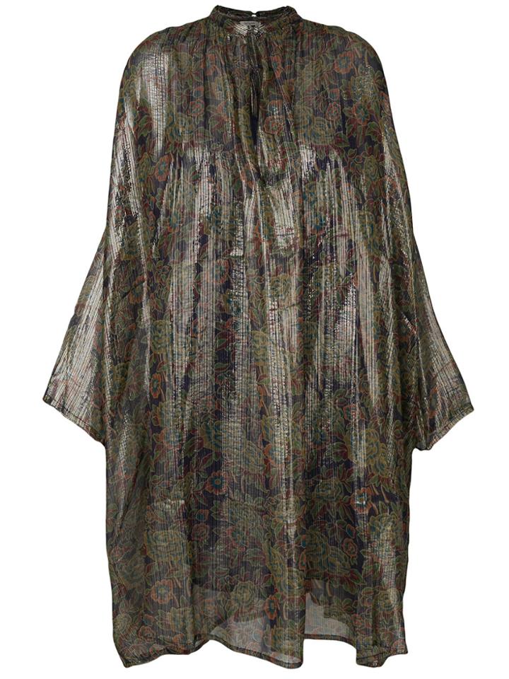 Mes Demoiselles Cyclamen Shirt Dress - Multicolour