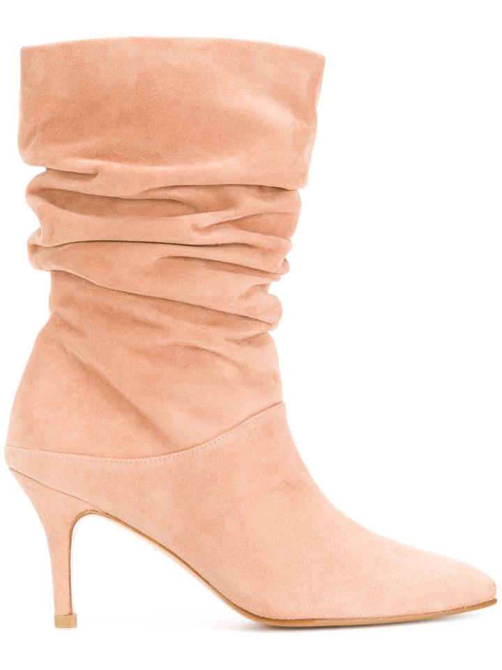 Stuart Weitzman Pull-on Boots - Pink & Purple
