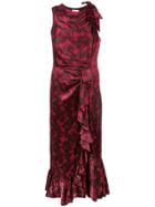 Cinq A Sept Floral Printed Dress - Red