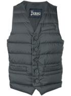 Herno Quilted Waistcoat - Grey