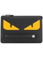 Fendi Eyes Patchwork Mini Clutch - Black