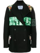 Prada Logo Patch Blazer - Black