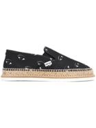 Kenzo 'eyes' Espadrilles - Black