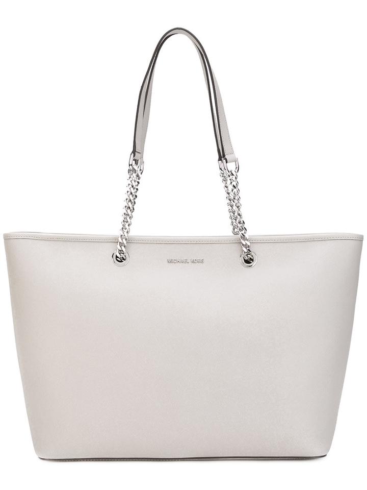 Michael Michael Kors - Jet Set Tote - Women - Leather/metal - One Size, Women's, Nude/neutrals, Leather/metal