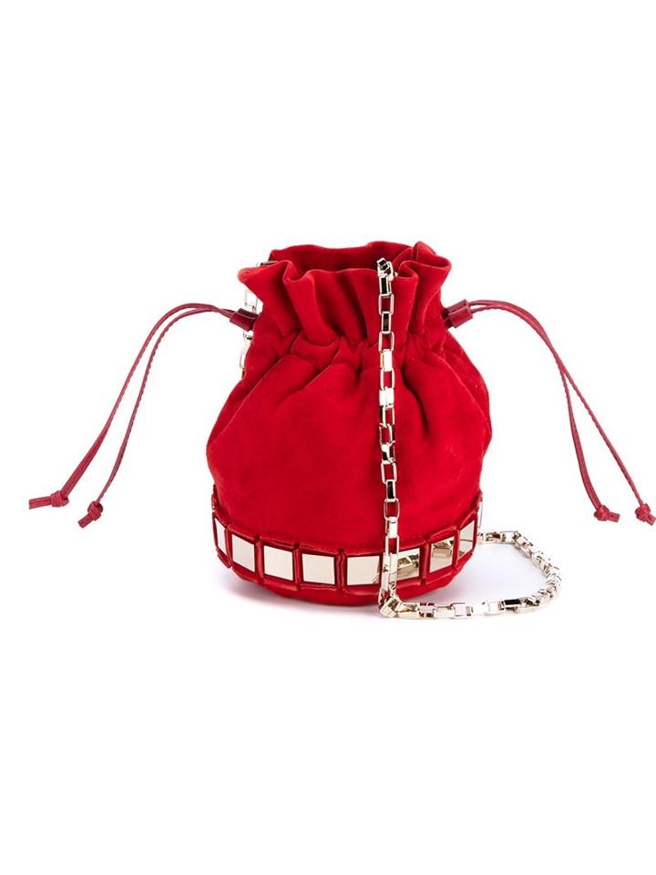 Tomasini Et20 Mini Suede Bucket Bag