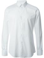 Dolce & Gabbana Classic Shirt, Men's, Size: 45, White, Cotton/spandex/elastane