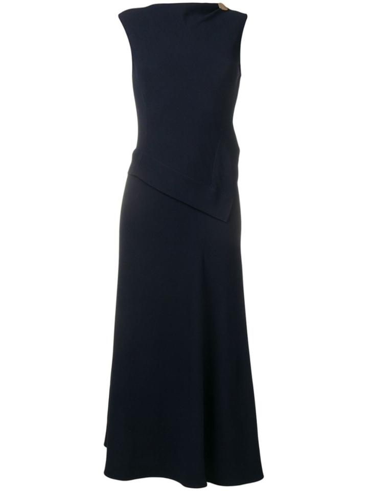 Victoria Beckham Draped Dress - Blue