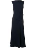 Victoria Beckham Draped Dress - Blue