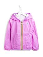 K Way Kids 'le Vrai Claude' Rain Jacket, Girl's, Size: 10 Yrs, Pink/purple