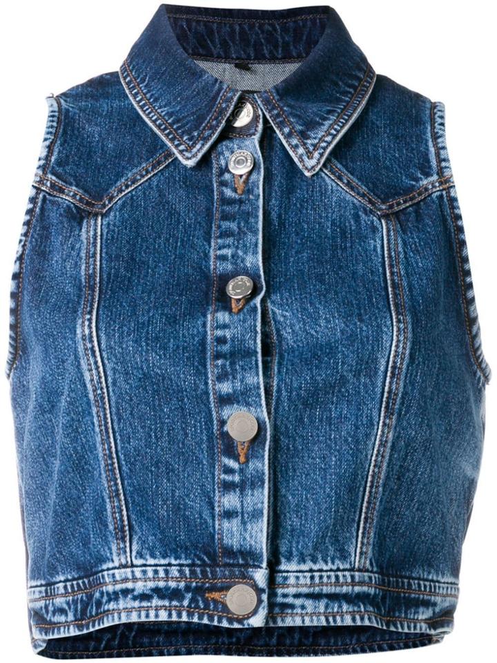 Sport Max Code Kipur Denim Vest - Blue