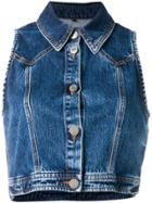 Sport Max Code Kipur Denim Vest - Blue