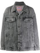 Acne Studios Oversized Loose-fit Denim Jacket - Grey