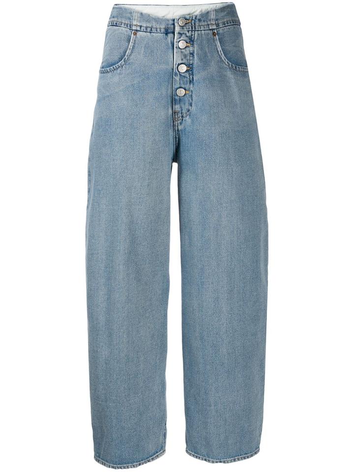 Mm6 Maison Margiela Cocoon Shape Jeans - Blue