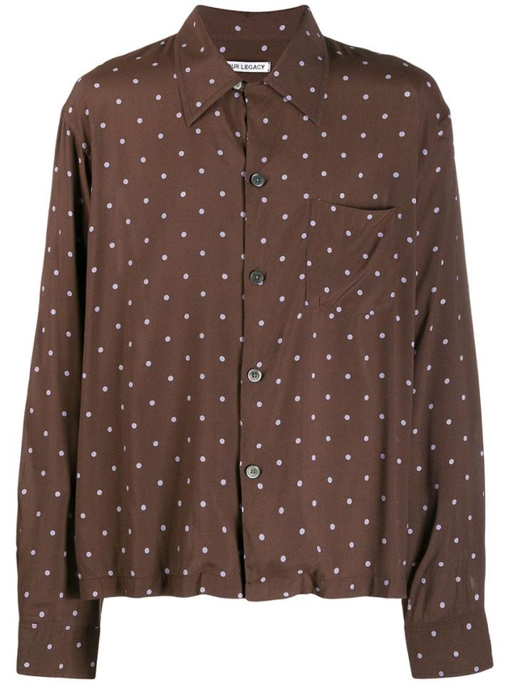 Our Legacy Polka Dot Shirt - Brown