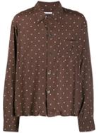 Our Legacy Polka Dot Shirt - Brown