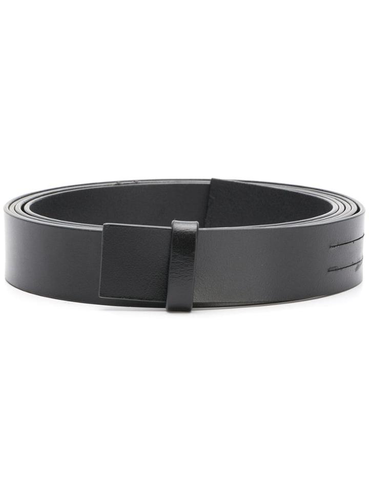 Ann Demeulemeester Knotted Belt - Black