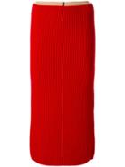 Calvin Klein 205w39nyc Rib Knit Skirt - Red