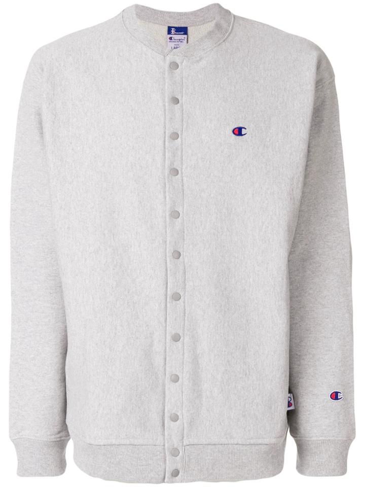 Champion Pin Fastened Sweater - Grey