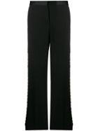 Versace Greca-chain Tailored Trousers - Black
