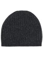 Pringle Of Scotland Travelling Rib Beanie - Grey