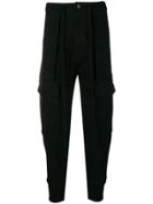 Nahmias Tapered Slim-fit Trousers - Black