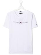 Tommy Hilfiger Junior Teen Essential Logo T-shirt - White