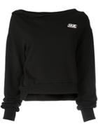 Ground Zero Logo Patch Sweatshirt - Black