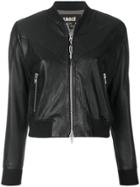 S.w.o.r.d 6.6.44 Cropped Zip Jacket - Black