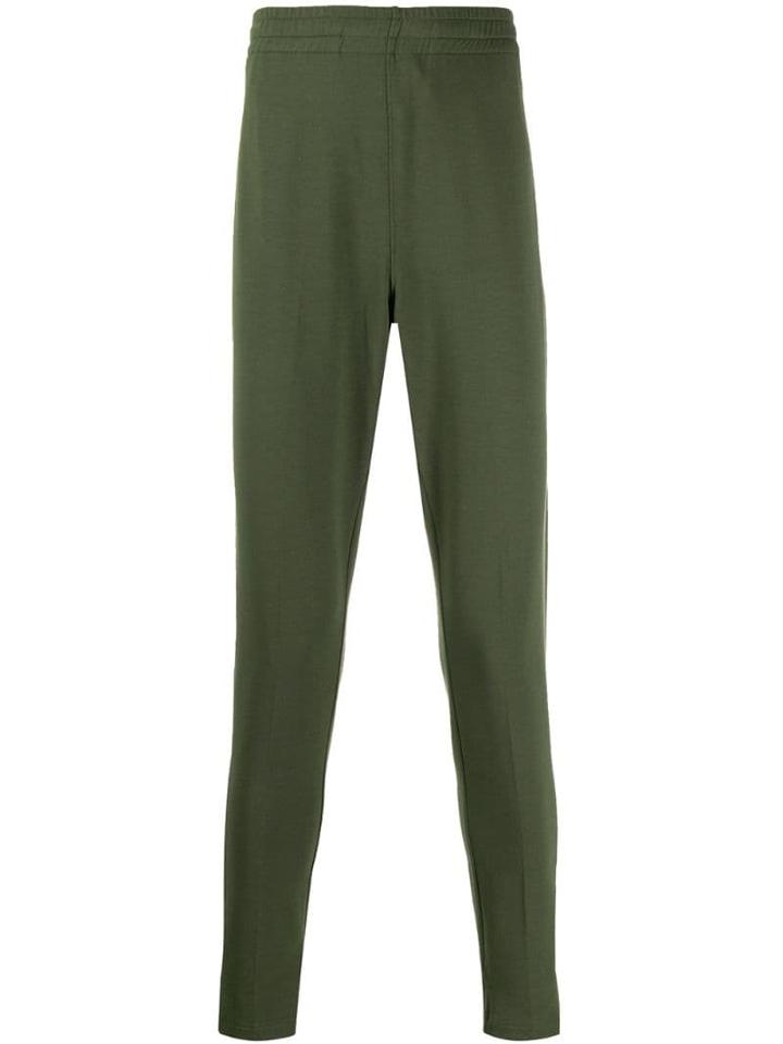Z Zegna Slim-fit Track Trousers - Green