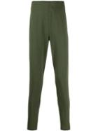 Z Zegna Slim-fit Track Trousers - Green