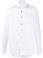 Karl Lagerfeld Modern Fit Square Button Shirt - White