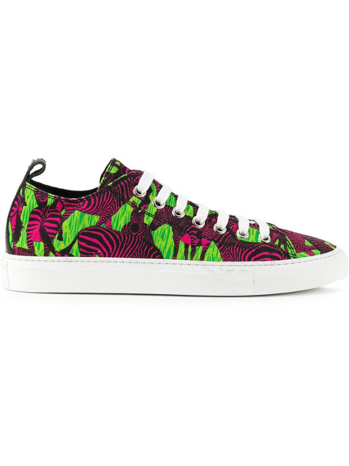 Dsquared2 Zebra Low-top Sneakers - Pink & Purple