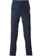Fashion Clinic Chino Trousers, Men's, Size: 50, Blue, Viscose/linen/flax