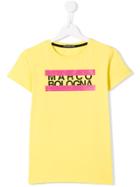 Marco Bologna Kids Round Neteen Logo T-shirt - Yellow