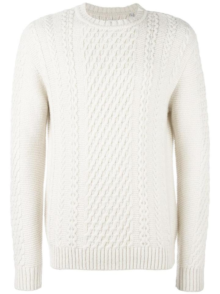Edwin Crew Neck Jumper, Men's, Size: Small, Nude/neutrals, Cotton/acrylic/polyamide/other Fibers