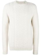 Edwin Crew Neck Jumper, Men's, Size: Small, Nude/neutrals, Cotton/acrylic/polyamide/other Fibers