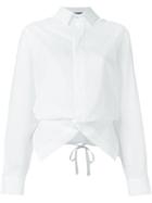 Ann Demeulemeester Icon Folded Front Cropped Shirt