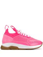 Versace Cross Chainer Sneakers - Pink