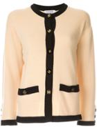Chanel Vintage Two Tone Cardigan - Brown