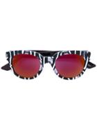Mcq By Alexander Mcqueen Eyewear - Contrast Square Sunglasses - Unisex - Acetate - One Size, Black, Acetate