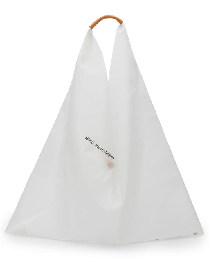 Mm6 Maison Margiela Japanese Pvc Bag - Neutrals