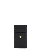 Versace Small Medusa Appliqué Card Holder - Black