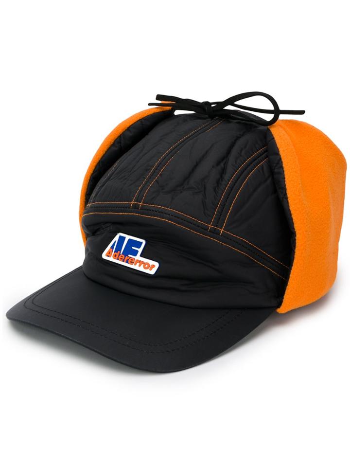 Ader Error Colour Block Baseball Cap - Black