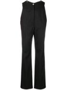 Jean Paul Gaultier Pre-owned Ferre Pinstriped Trousers - Black