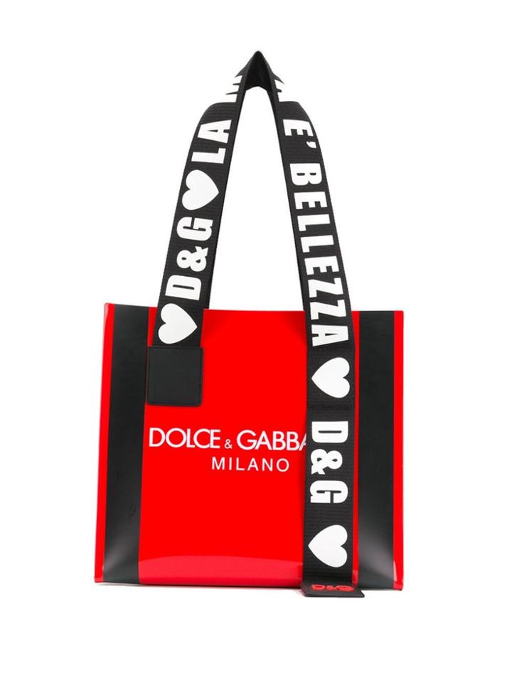 Dolce & Gabbana Street Shopping Bag - Red
