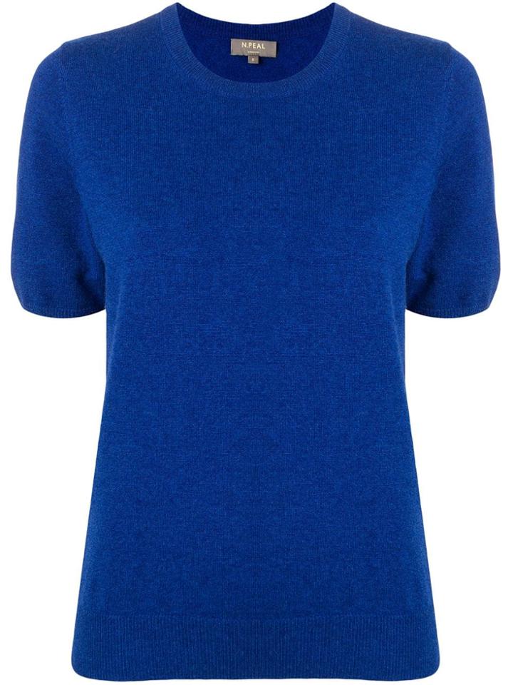 N.peal Knitted T-shirt - Blue