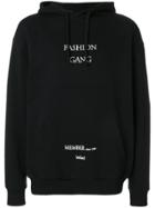 Ih Nom Uh Nit Slogan-print Hoodie - Black