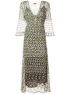 Missoni Perforated V-neck Dress - Multicolour